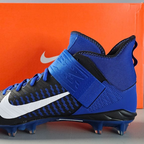 Nike Alpha Menace Pro 2 Mid Men's Football Cleats Royal Black BV3945-400 12/13 - Picture 5 of 9